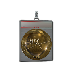 Sticker Slab | shox (Gold) | Katowice 2019