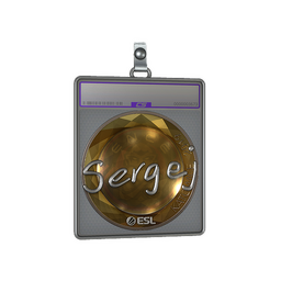 Sticker Slab | sergej (Foil) | Katowice 2019