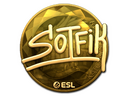 Sticker | S0tF1k (Gold) | Katowice 2019
