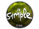 Sticker | s1mple (Foil) | Katowice 2019