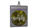 Sticker Slab | s1mple (Foil) | Katowice 2019