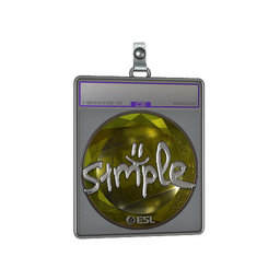 Sticker Slab | s1mple (Foil) | Katowice 2019