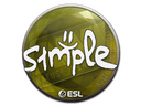 Sticker | s1mple | Katowice 2019