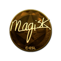 Sticker | Magisk (Gold) | Katowice 2019