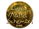 Sticker | malta (Gold) | Katowice 2019