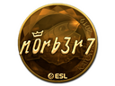 Sticker | n0rb3r7 (Gold) | Katowice 2019