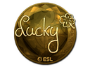 Sticker | Lucky (Gold) | Katowice 2019