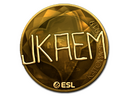 Sticker | jkaem (Gold) | Katowice 2019