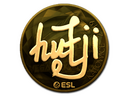 Sticker | hutji (Gold) | Katowice 2019