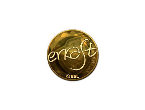 Naklejka | erkaSt (złota) | Katowice 2019
