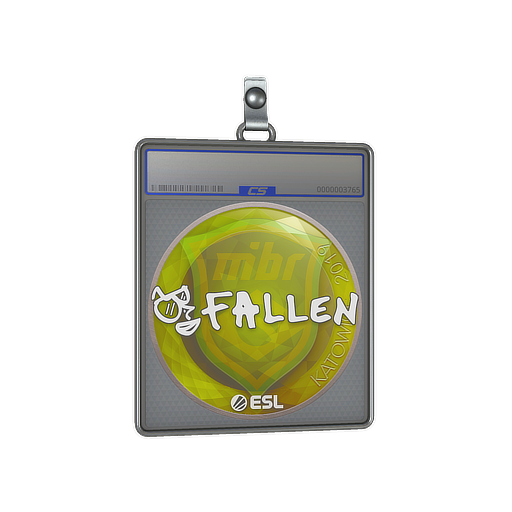 Placa de Adesivo | FalleN | Katowice 2019
