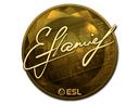Sticker | flamie (Gold) | Katowice 2019