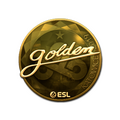 Sticker | Golden (Gold) | Katowice 2019