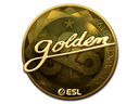 Sticker | Golden (Gold) | Katowice 2019