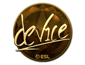 Sticker | device (Gold) | Katowice 2019
