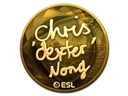 Sticker | dexter (Gold) | Katowice 2019
