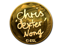 Sticker | dexter (Gold) | Katowice 2019