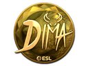 Sticker | Dima (Gold) | Katowice 2019