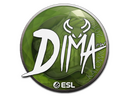 Sticker | Dima | Katowice 2019