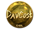 Sticker | DavCost (Gold) | Katowice 2019