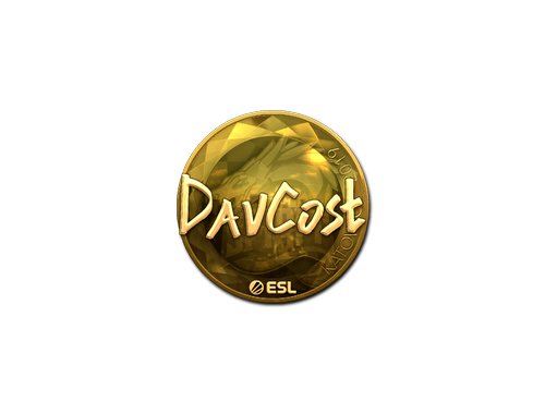 Pegatina | DavCost (dorada) | Katowice 2019