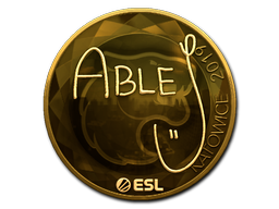 Sticker | ableJ (Gold) | Katowice 2019