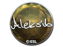 Sticker | Aleksib (Foil) | Katowice 2019