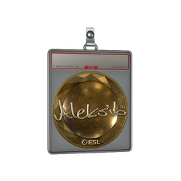 Sticker Slab | Aleksib (Gold) | Katowice 2019