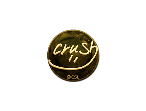 Sticker | crush (Gold) | Katowice 2019