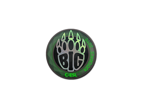 Pegatina | BIG (holográfica) | Katowice 2019