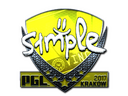 Sticker | s1mple (Foil) | Krakow 2017