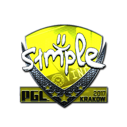 s1mple (металлическая) | Краков-2017