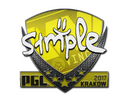 Sticker | s1mple | Krakow 2017