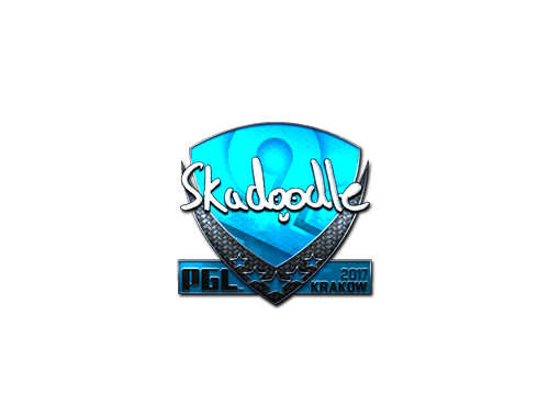 Наліпка | Skadoodle (лискуча) | Краків 2017