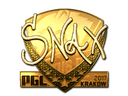 Sticker | Snax (Gold) | Krakow 2017