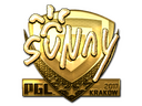 Sticker | suNny (Gold) | Krakow 2017