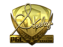 Sticker | steel (Gold) | Krakow 2017