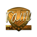 Sticker | rain (Gold) | Krakow 2017