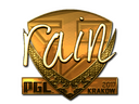 Sticker | rain (Gold) | Krakow 2017