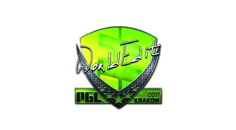 Sticker | WorldEdit (Foil) | Krakow 2017