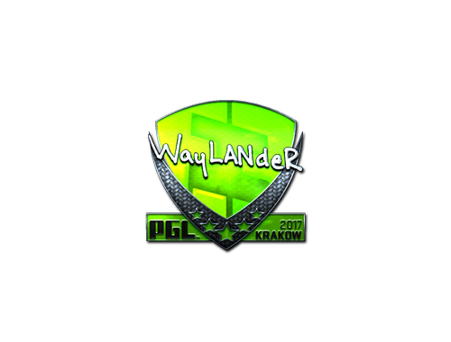 Pegatina | wayLander (reflectante) | Cracovia 2017
