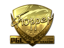 Sticker | chopper (Gold) | Krakow 2017