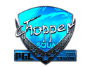 Sticker | chopper (Foil) | Krakow 2017