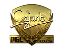 Sticker | cajunb (Gold) | Krakow 2017
