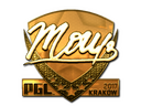 Sticker | mou (Gold) | Krakow 2017
