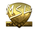 Sticker | MSL (Gold) | Krakow 2017