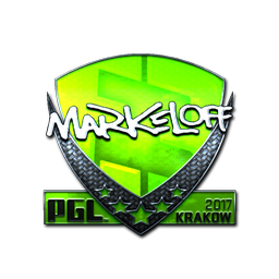 Sticker | markeloff (Foil) | Krakow 2017