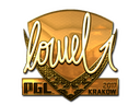 Sticker | loWel (Gold) | Krakow 2017