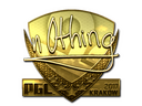 Sticker | n0thing (Gold) | Krakow 2017