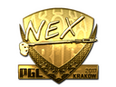 Sticker | nex (Gold) | Krakow 2017